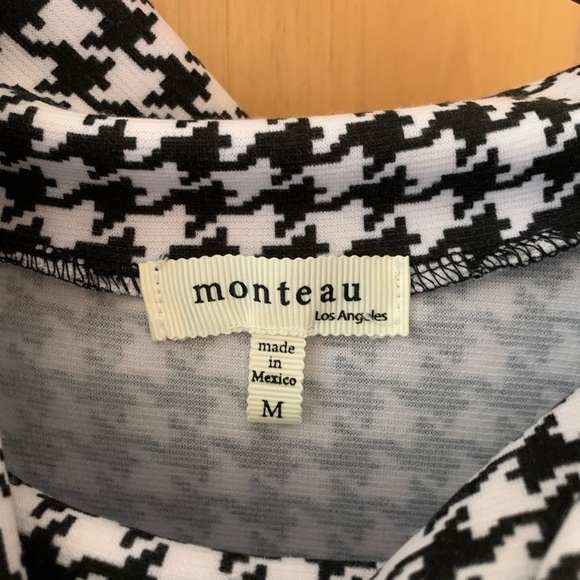 Houndstooth Flirty Dress - Picture 3 of 4